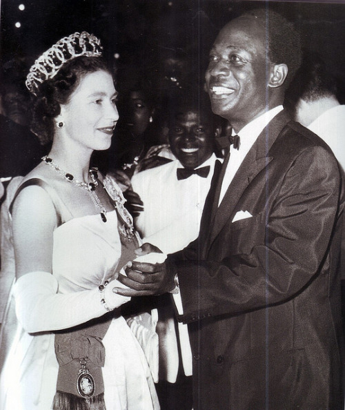 The Queen and her Music Today, Queen Elizabeth II, Ghana's former Head of State (from 6th March 1957 to 1st July 1960) becomes Britain's longest serving monarch!
