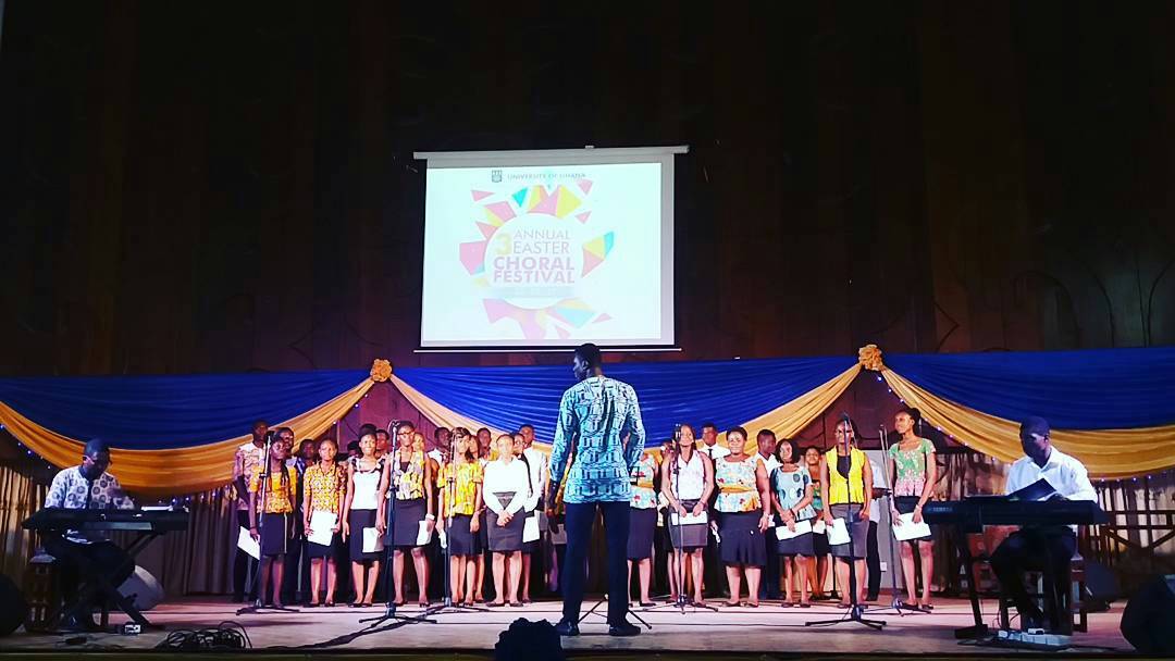 University of Ghana Easter Concert Nii Adjetey witnessed the third edition of the University of Ghana's Easter Choral Festival, and reports on a night of spectacular performances of uplifting music.