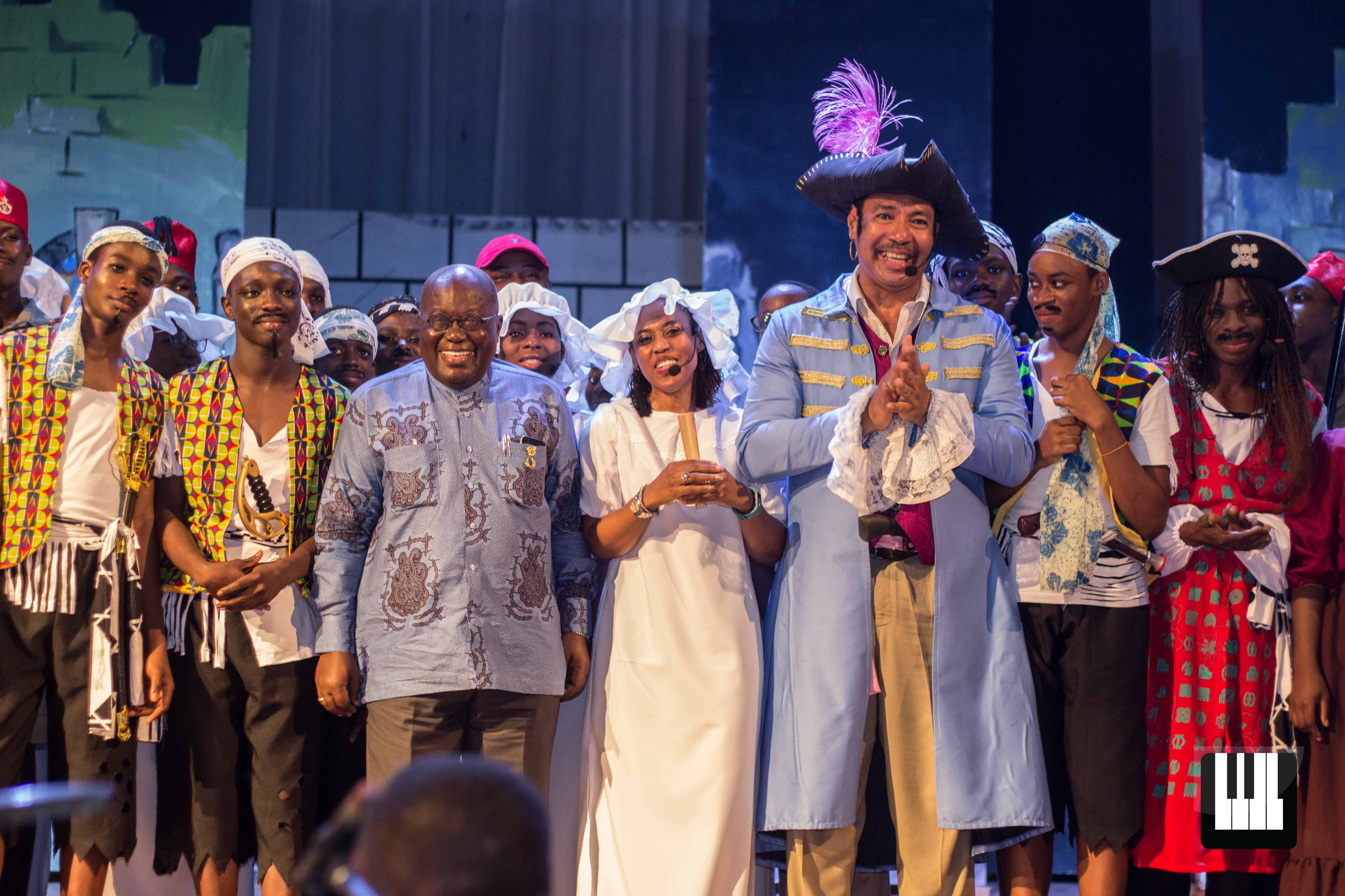 The Pirates of Penzance Achimota School's alumni and current students staged a remarkable revival of Gilbert & Sullivan's The Pirates of Penzance at the National Theatre. Choral Music Ghana witnessed the entertaining production.