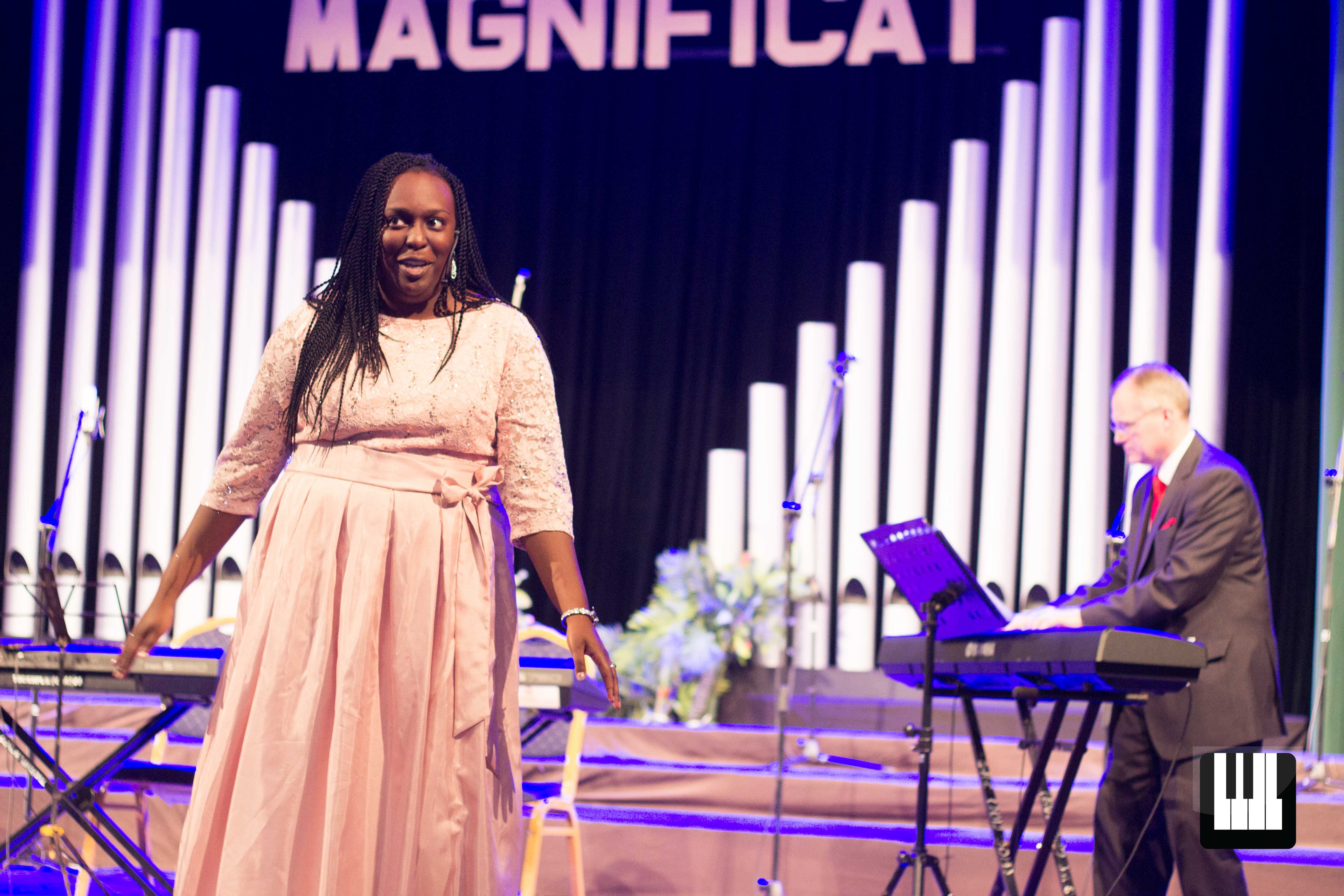'Magnificat', with Celestial Evangel and Gramophone Chorus Jesse Johnson joined hundreds of Ghanaian choral music fans at the much anticipated 'Magnificat' concert, a collaborative effort between Gramophone Ghana and Celestial Evangel Choir.