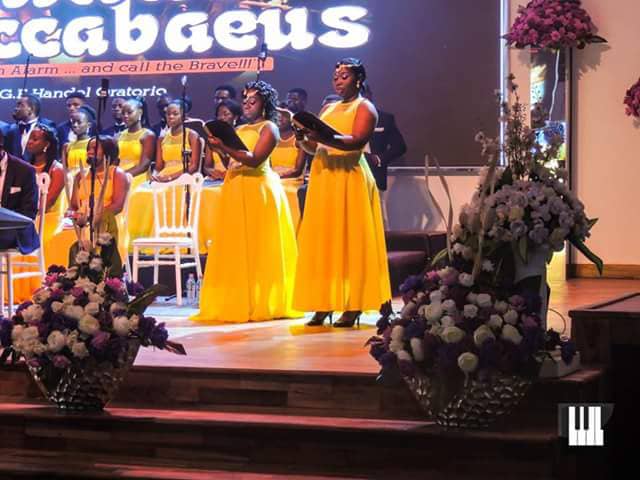 Judas Maccabaeus, with VocalEssense Chorale Kwaku Boakye-Frempong joined other fans of VocalEssense Chorale to watch their performance of Handel's Judas Maccabaeus at Victory Bible Church, Awoshie.